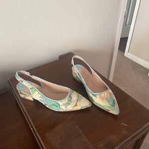Multicolor Slingback Women's Shoes